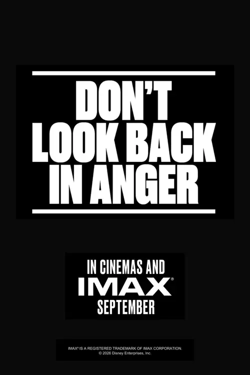 Don't Look Back in Anger poster