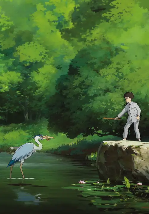 The Boy and the Heron poster