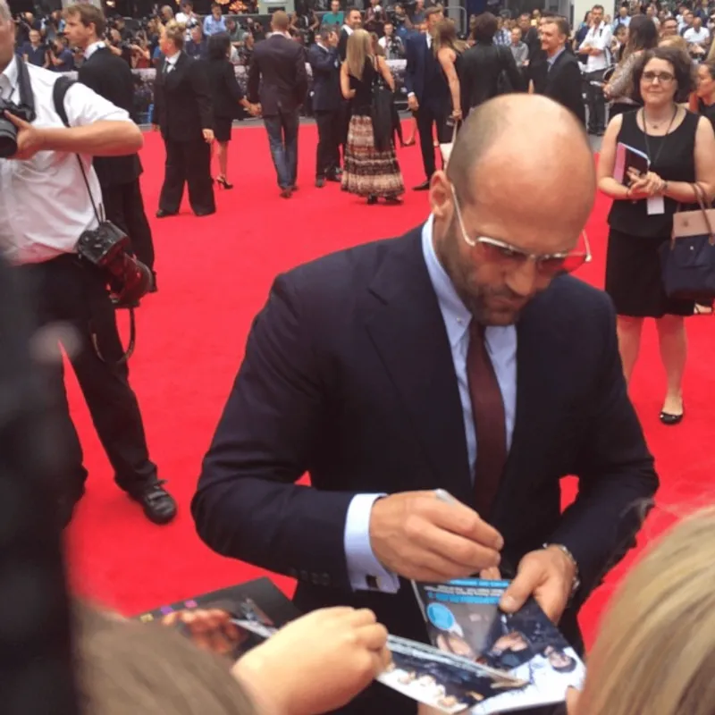 Jason Statham at London film premiere