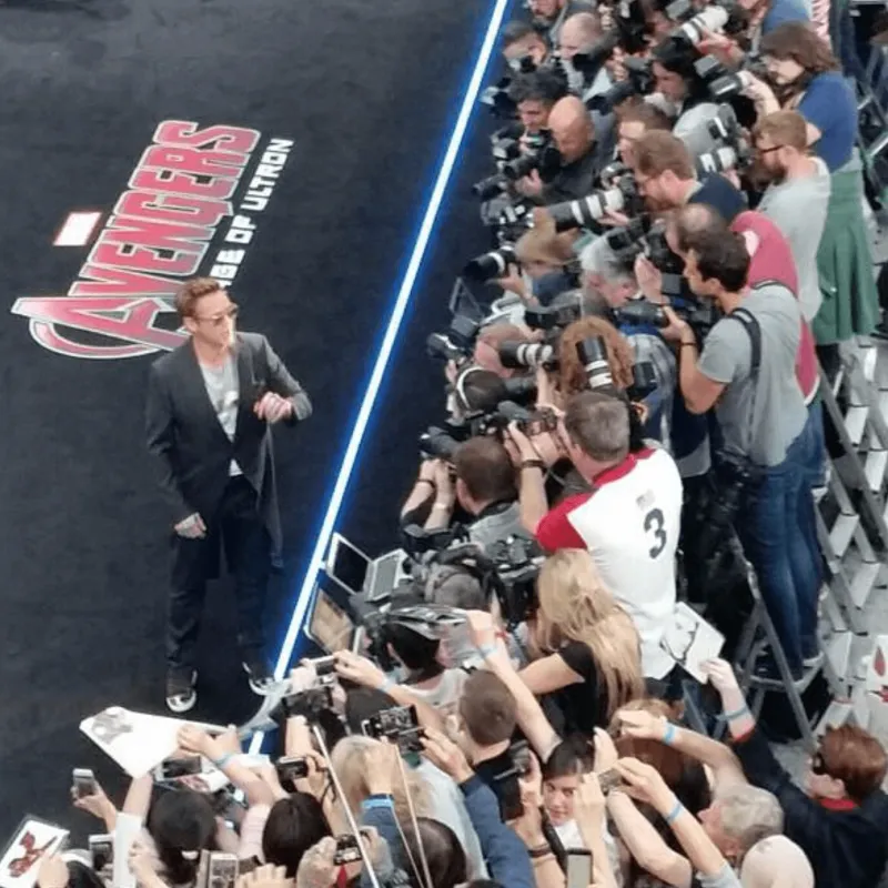 Marvel premiere crowd fans in London